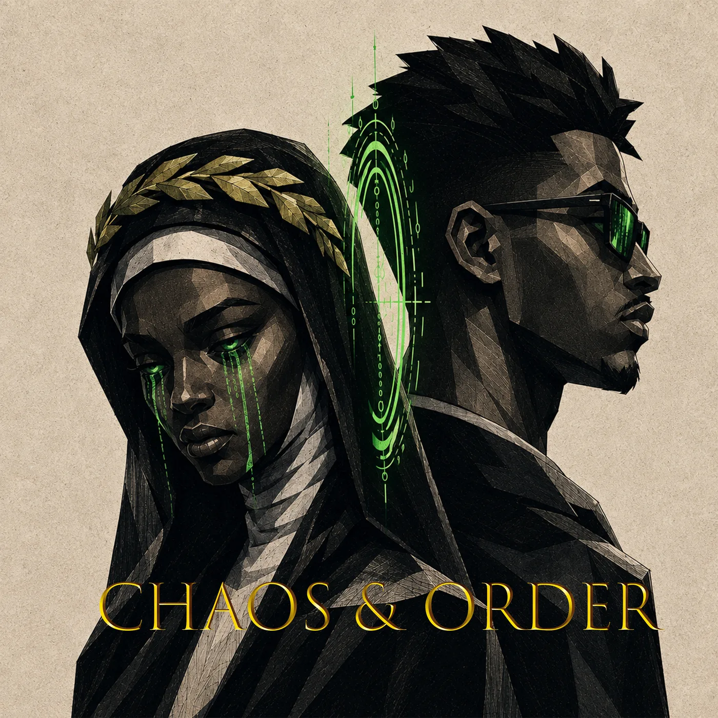 CHAOS & ORDER — album cover by Daddy MUPHASA